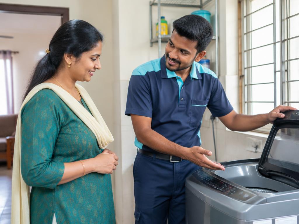 Service completion by an appliance technician
